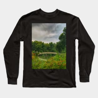 Bow Bridge, Central Park, Manhattan, New York City Long Sleeve T-Shirt